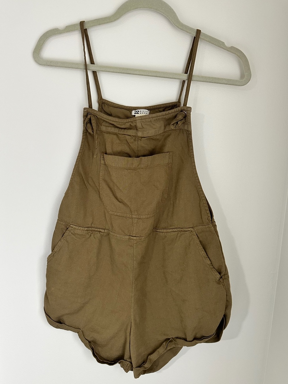 Billabong Khaki Olive Romper Overalls